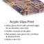 «Phoenix Arizona City Map II», reproduction sur verre acrylique-87922886