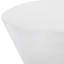 Table d'appoint d'extérieur en béton léger. Structure gracieuse. L 15,94 po x P 15,94 po x P 18,53 po, blanc antique, rehausse instantanément votre espace.