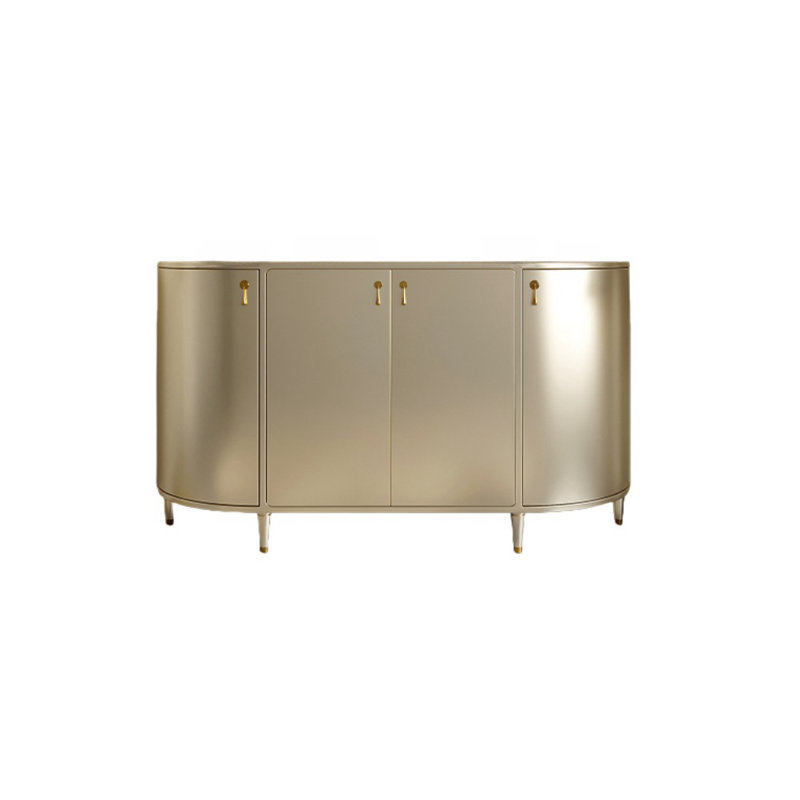 Armoire d'appoint moderne et simple en bois massif