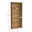 Ashvina 66.9cm H x 75cm W Solid Wood Standard Bookcase