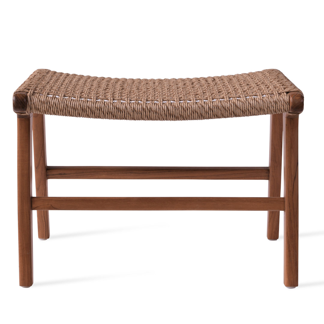 Calava Teak Outdoor Ottoman sohoConcept