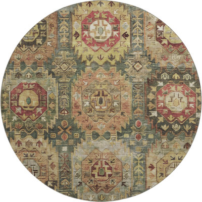 Premium Machine Washable Mayfield Medallions Rug