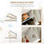 12 Pair Flip Down Shoe Storage