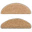 Carpet Stair Treads Cream 65x21x4 cm