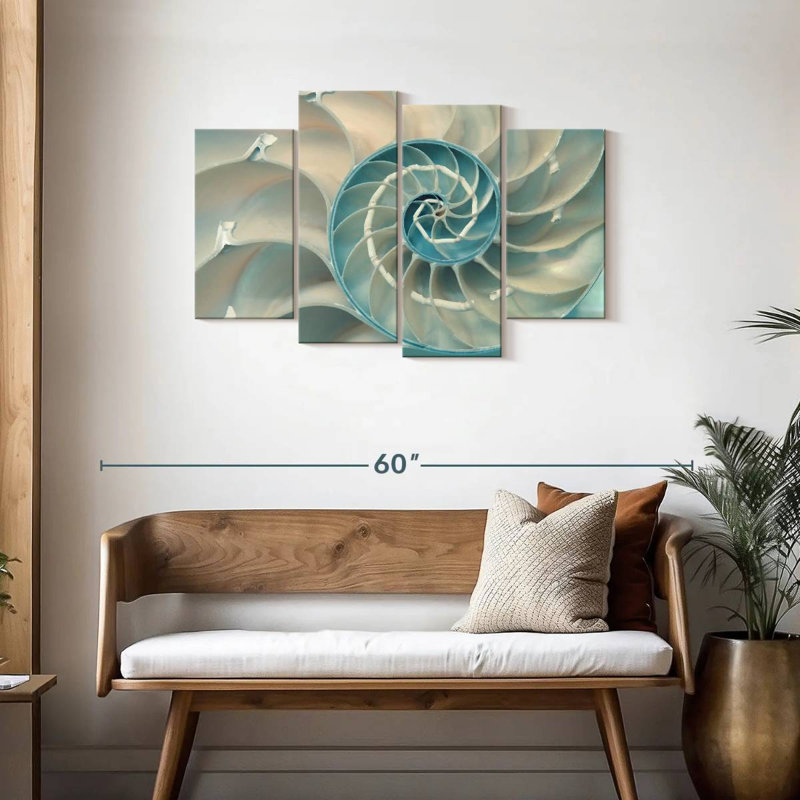 Inside A Nautilus Shell, 27" H x 43" W