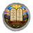 STAIN GL TEN COMMANDMENTS STONE GRAY