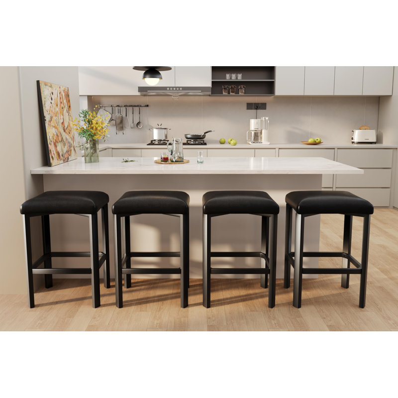 Counter Stool, 4, Black