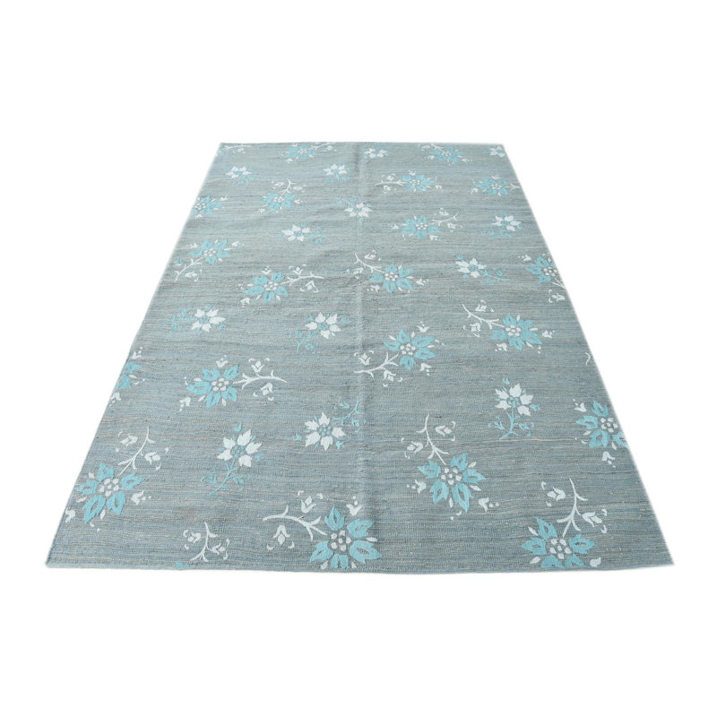 Tapis bleu 5 x 8 Pinkerton