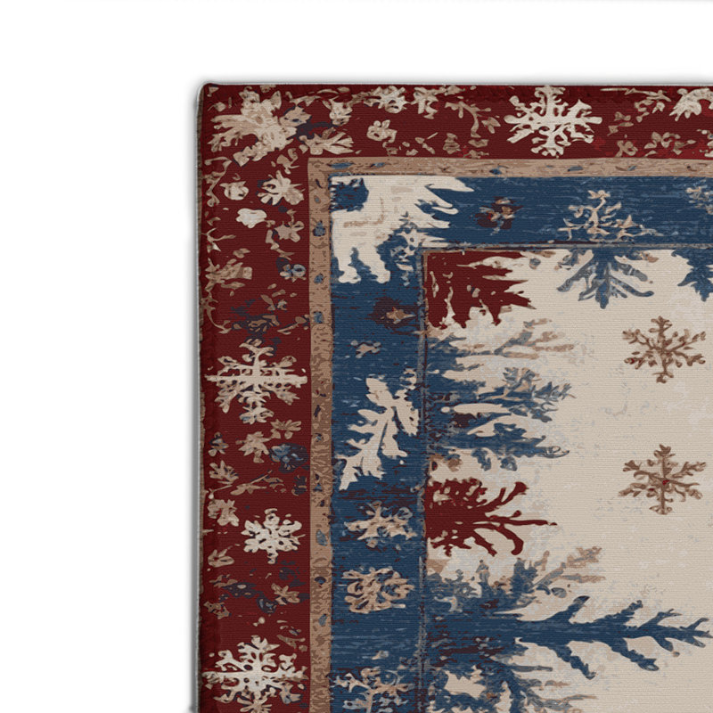 Tapis beige français d'intérieur et d'extérieur, Rectangulaire 8 pi x 10 pi