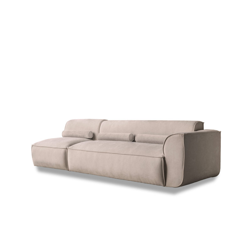 Flex Felix 3 Seater Seating Component, Dark Beige, Right Hand Facing