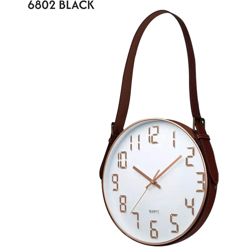 Allabaksh Wall Clock, White