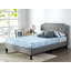 Lit plateforme tapissier Zinus-20986105