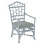 Chippendale Upholstered Arm Chair-1252848217-1252848225