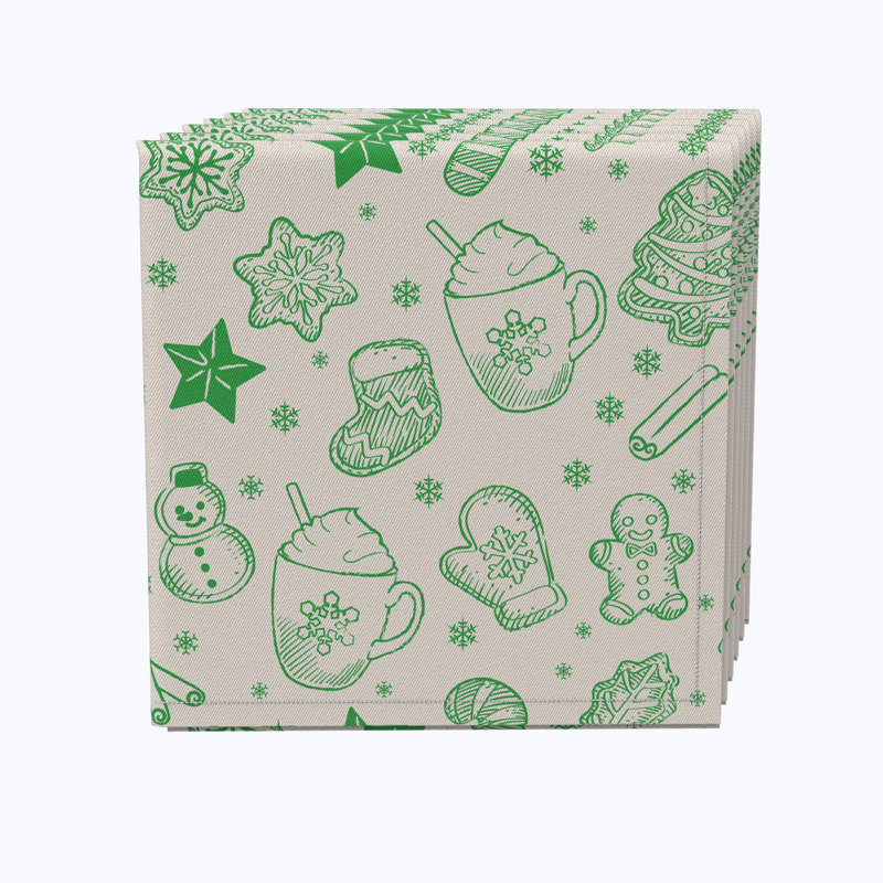 Emryn 100% Cotton No Pattern Square Napkin