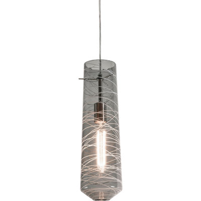 Luminaire suspendu cylindrique à 1 lumière Hicksville