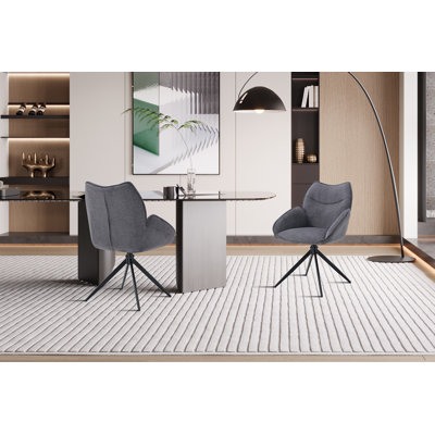 Vail 50.5cm H Upholstered Metal Side Chair