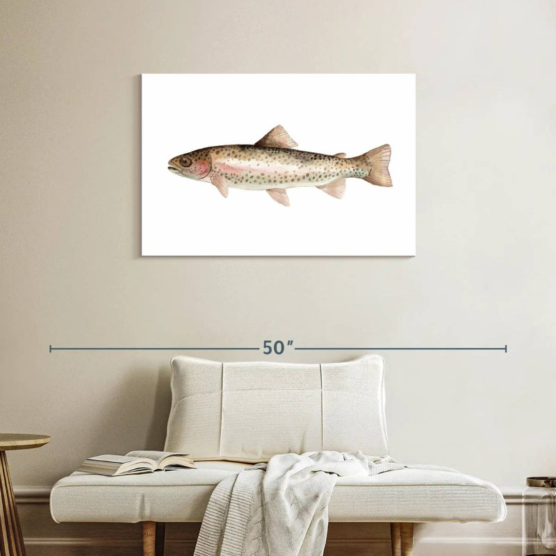 Rainbow Trout, 24" H x 36" W