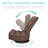 Trule Albanese Swiveling Floor Game Chair-1604055758