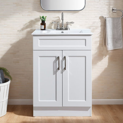24'' Modern Free-Standing Single Bathroom Vanity Set