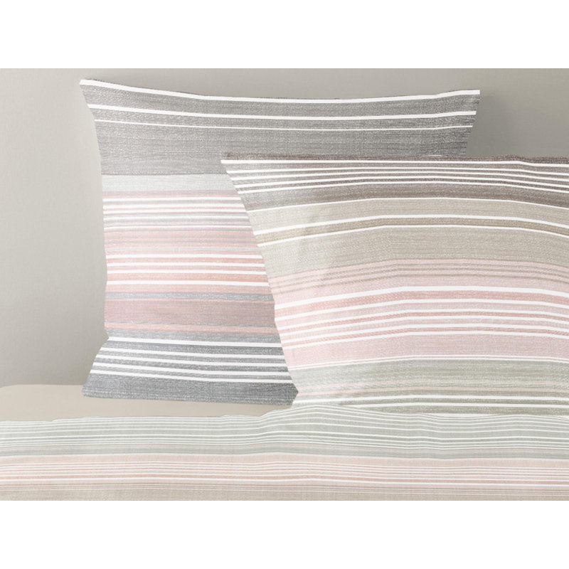 Cotton Modern Contemporary Duvet Cover Set, Pastel, 155 x 200 cm + 90 x 90 cm