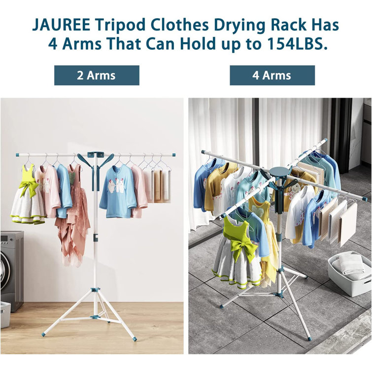 KD Steel Foldable Tripod Drying Rack - Wayfair Canada