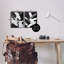 Abstract Lines White on Black 2 PC Framed Giclee Art Set by Susan Jill-1705103620-1705103641