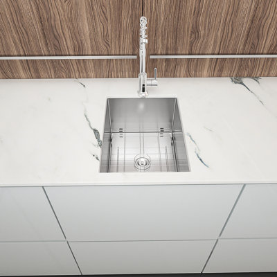 14 Inch Undermount Stainless Steel Sink With Deep Bowl And Advanced Soundproofing