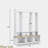 Elegant Hall Tree With App Controlled Led Light, 9 Hooks, Storage Bench, 3 Large Cabinets And Open Shelves-1542476048