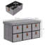 6 Pair Shoe Storage Bench-1125410601