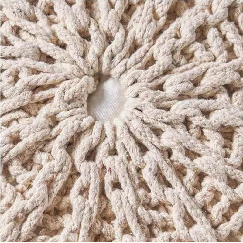 KNITED POUF, Beige