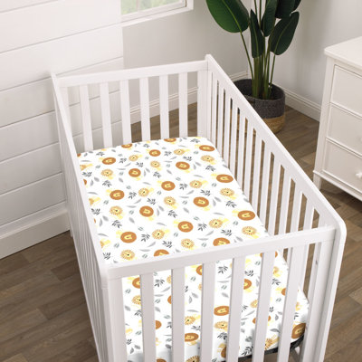 Drap-housse pour lit de bébé Nojo Lion
