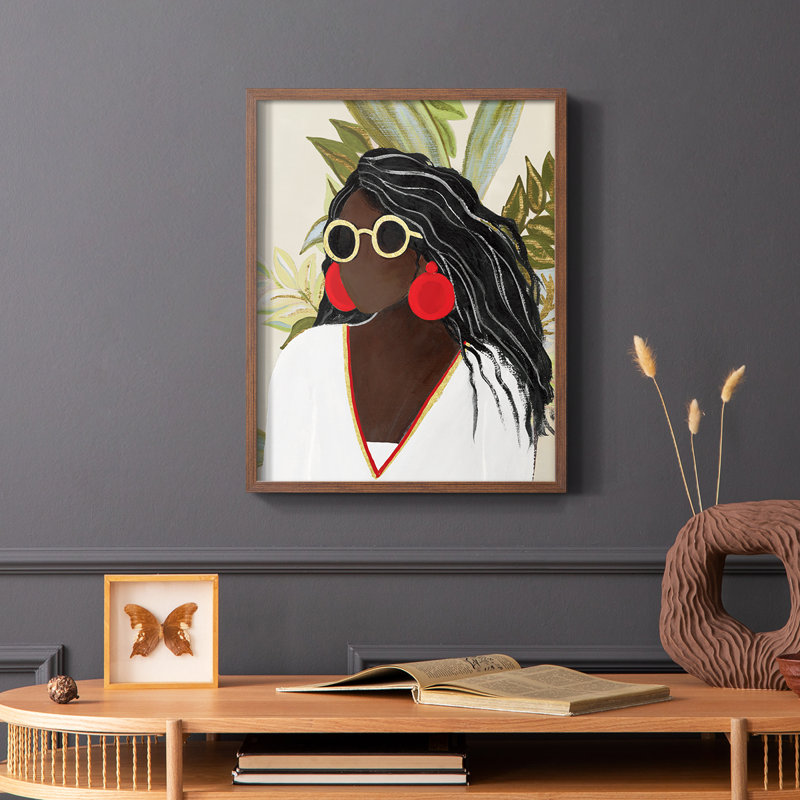 «All That Beauty II», reproduction encadrée - bois massif, Brun, H 20 po x l 16 po