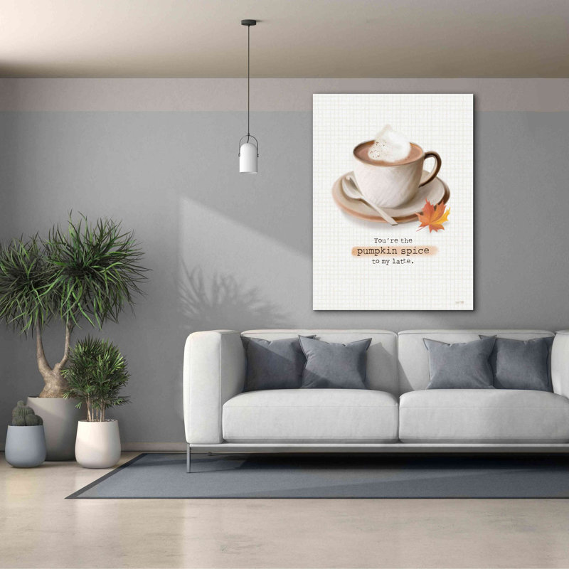 «Pumpkin Spice II» par House Fenway, estampe numérique sur toile, H 54 po x l 40 po x P 1,5 po