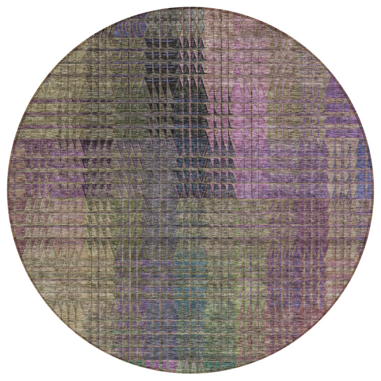 Malchow Washable Geometric Indoor / Outdoor Rug