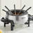 Vevor 3 qt. Stainless Steel Fondue Set