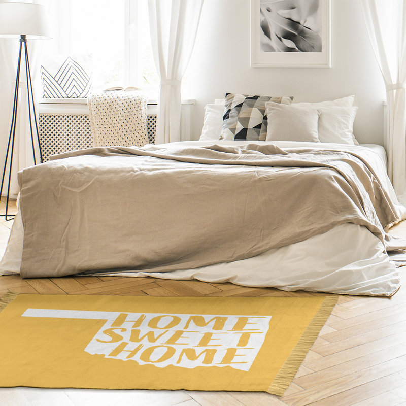 Tapis de zone jaune oklahoma the home