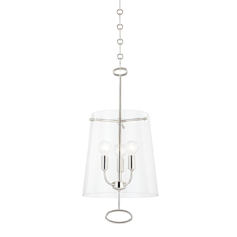 James 3 - Light Pendant, Polished Nickel