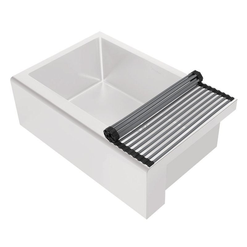 Whitehaus Collection Over-the-sink Rolling Mat/ Sink Grid, Gunmetal