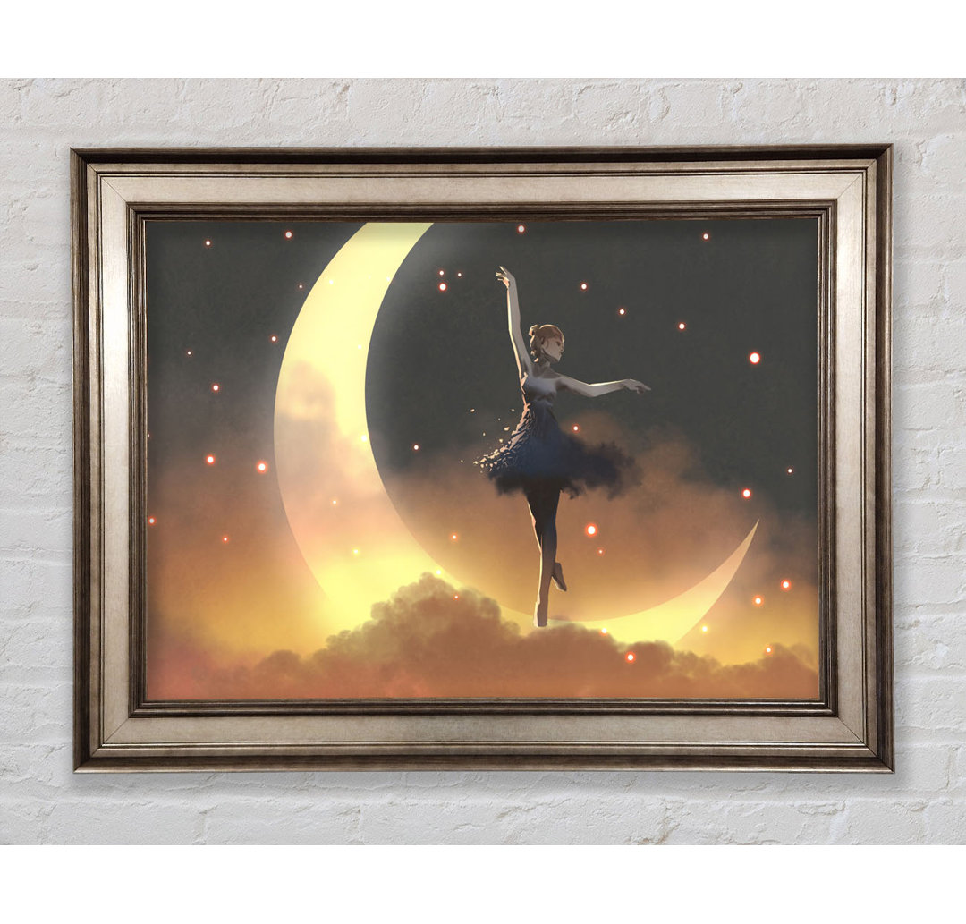 Dancing On The Moon - Einzelne Bilderrahmen Kunstdrucke