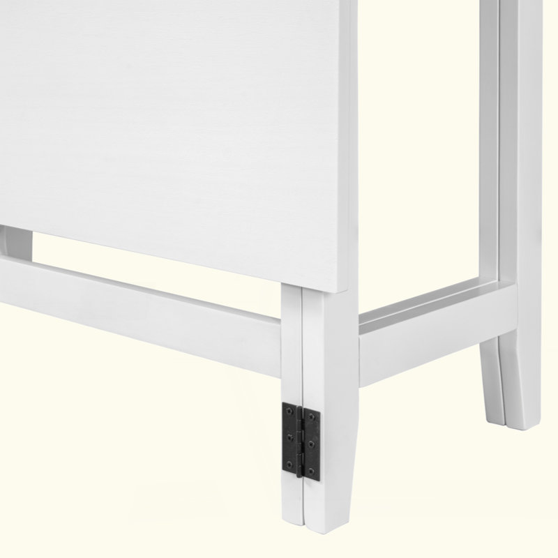 Table de salle à manger extensible Farmhouse, Blanc