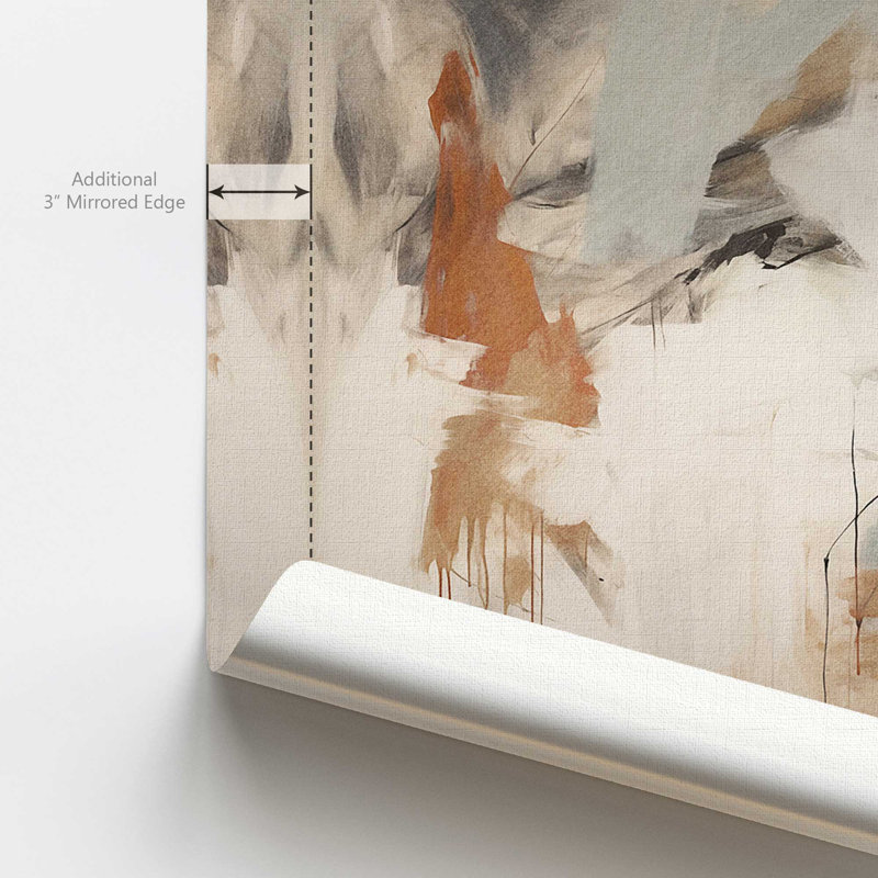 Impression sur toile Chaotic Crescendo, H 32 po x l 48 po, Toile tendue, 1