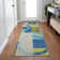 Aleh Area Rug with Non-Slip Backing