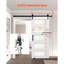Sliding Barn Door with Hardware Kit MDF Panel Frosted Glass-116156482