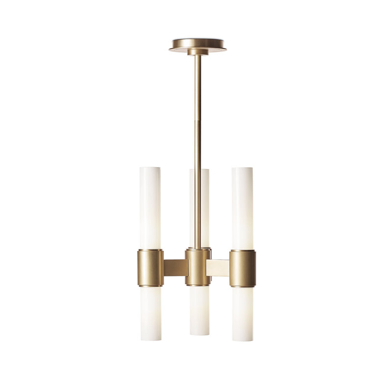 Dixon Pendant (Polished Nickel), Natural Brass