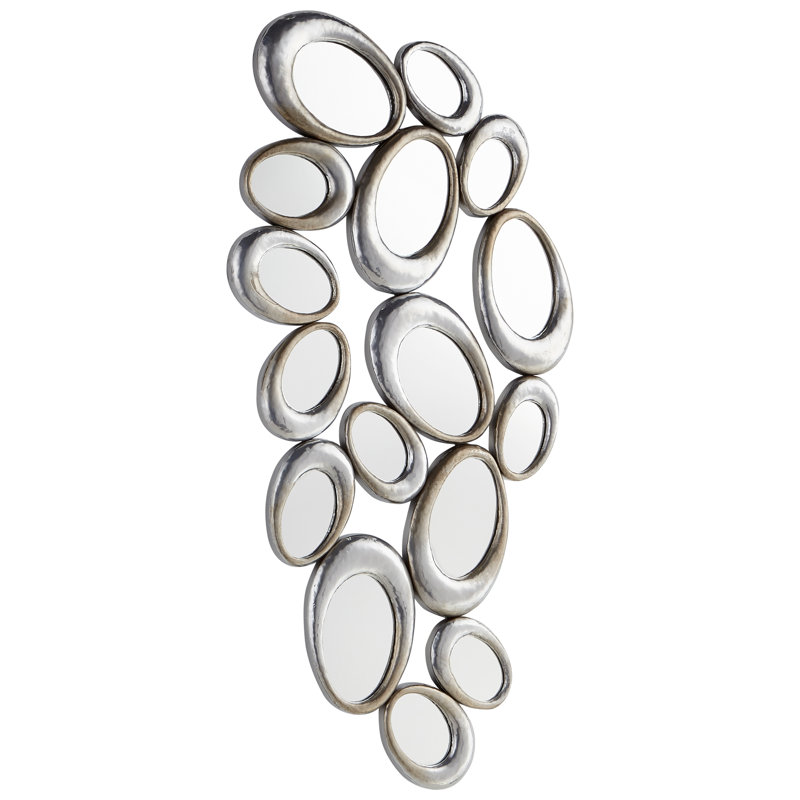Ovate Reflections Metal Flat Mirror
