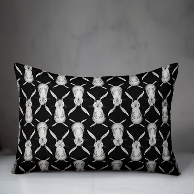 Bunnies Throw Pillow