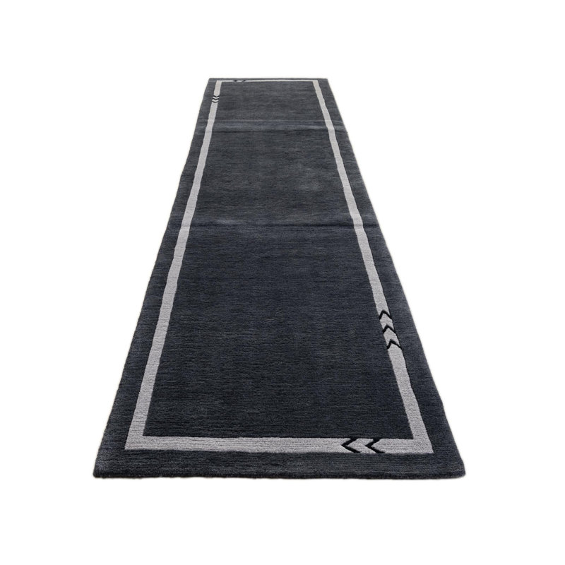 Tapis de couloir gris Jacoby