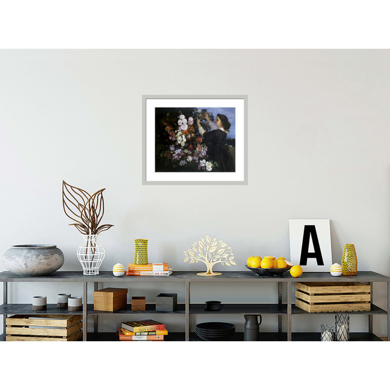 «The Trellis» par estampe numérique encadrée, 23,5 po H x 27,63 po L