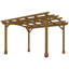 Pergola arquée, treillis de jardin pour l'extérieur