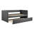 1Pc Daybed With Trundle Fabric Upholstery Wooden Frame Modern Home Furniture-389029009